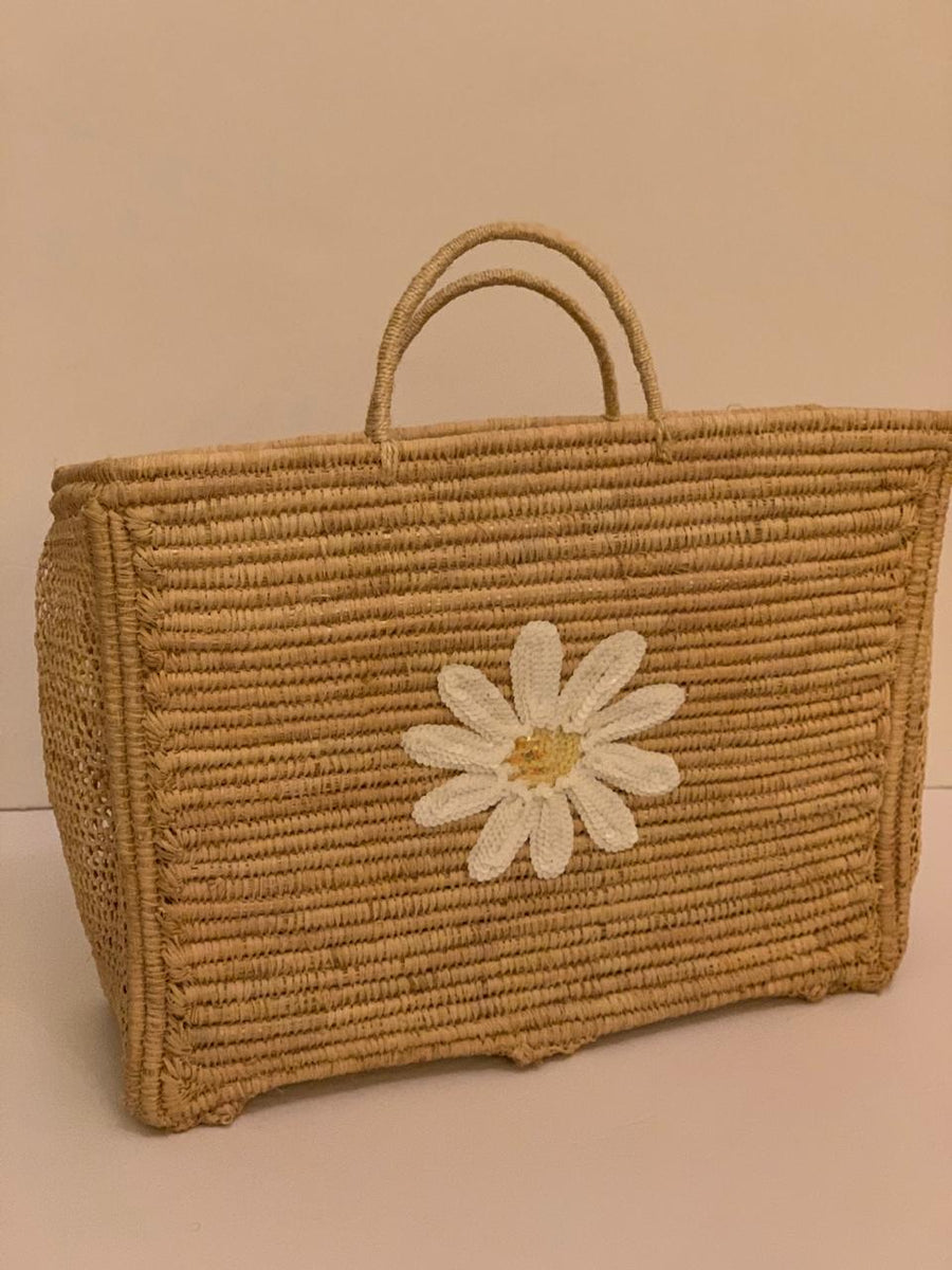 Mara beach bag-daisy