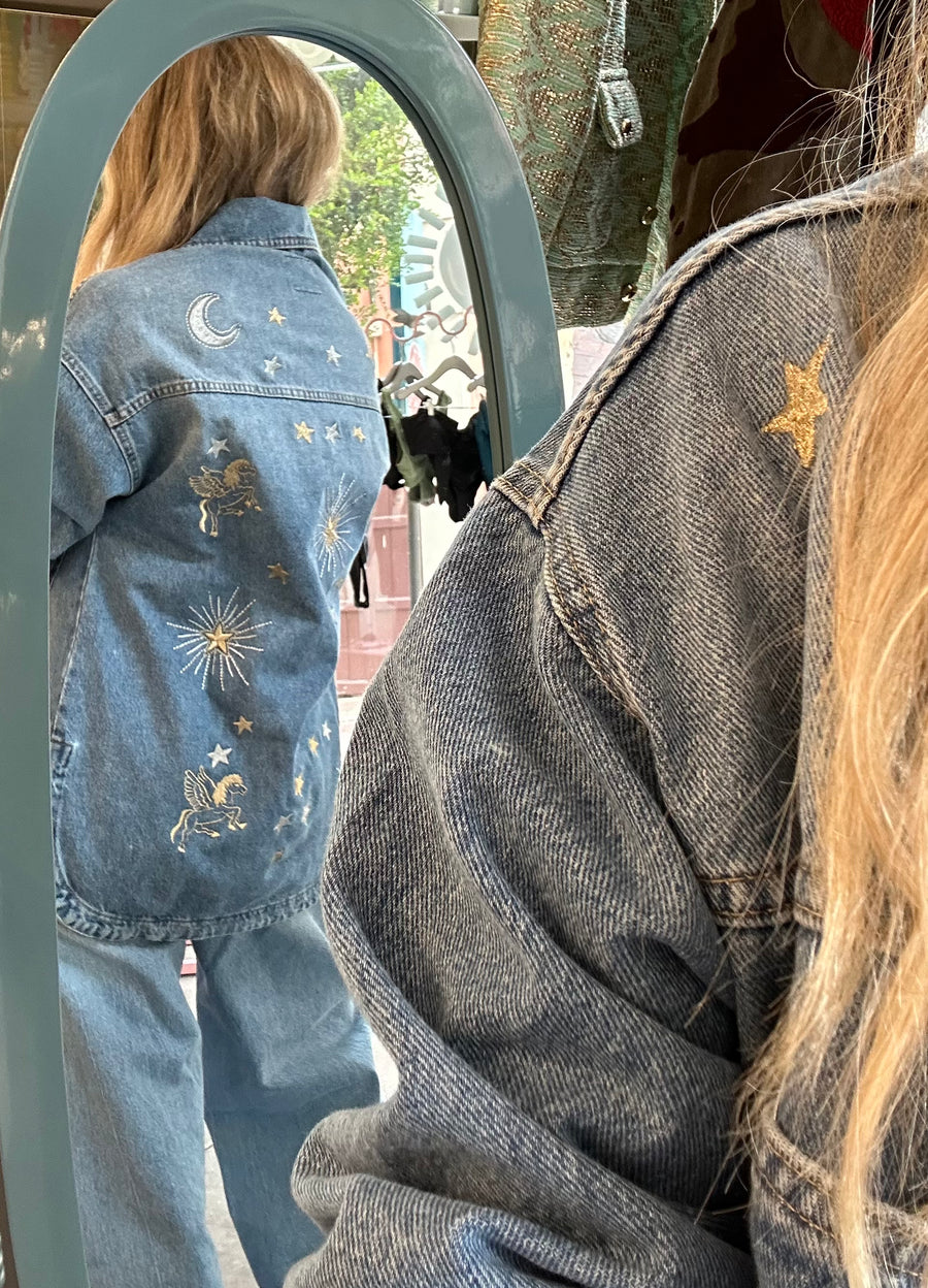 Denim shirt jacket celestia