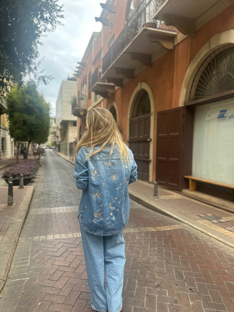 Denim shirt jacket celestia