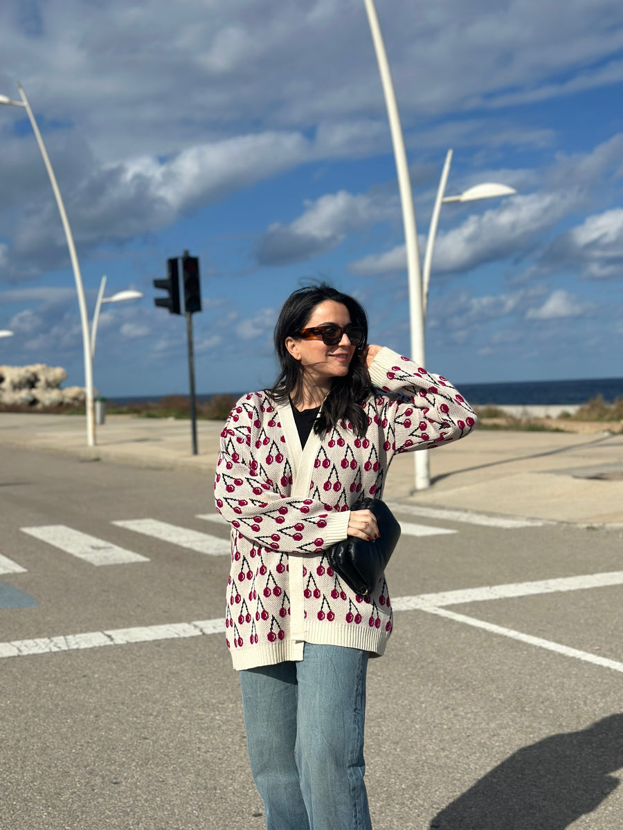 Cherry Love Cardigan