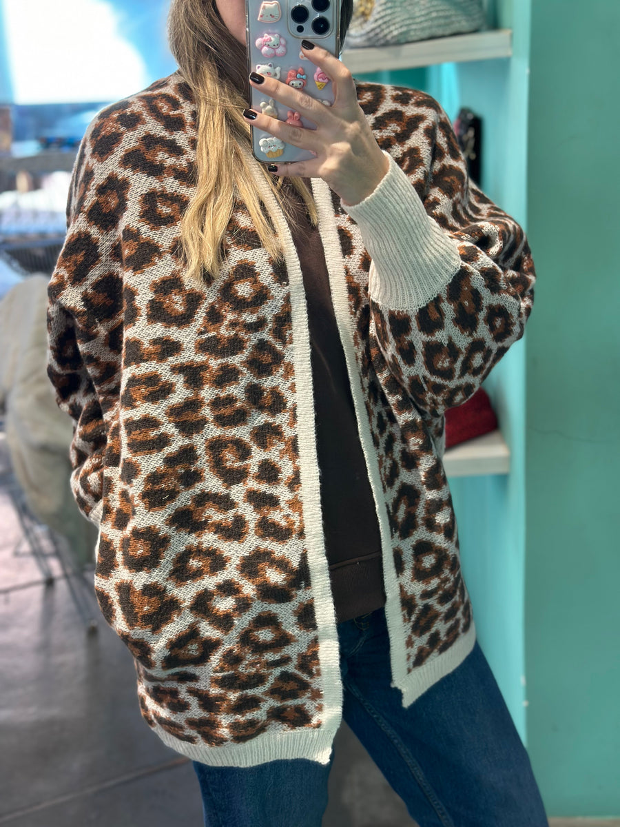 Leopard cardigan