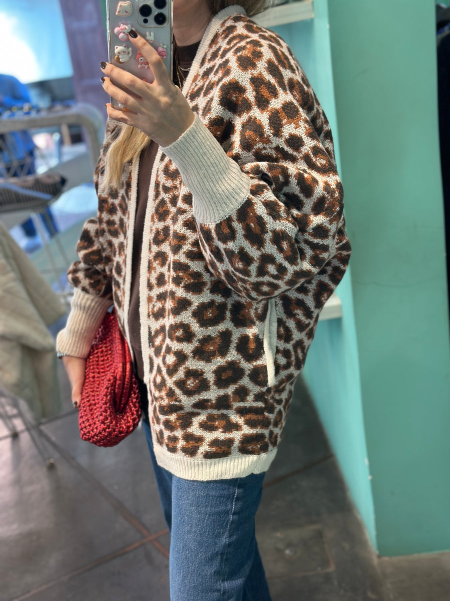 Leopard cardigan