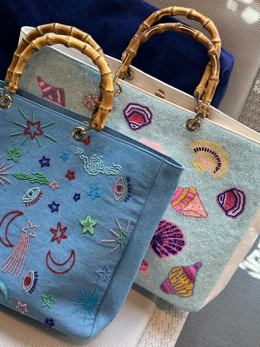 La Luna beach bag