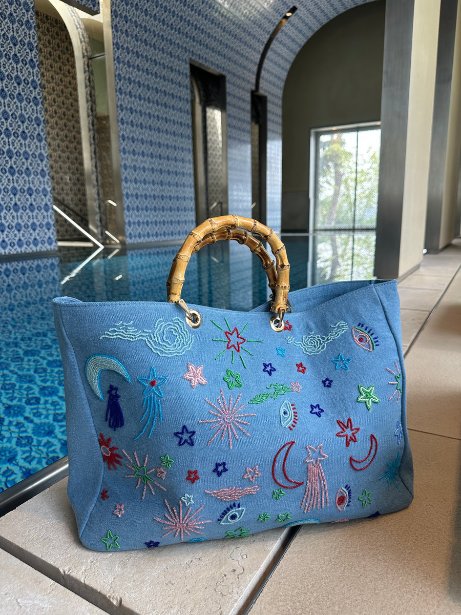 La Luna beach bag