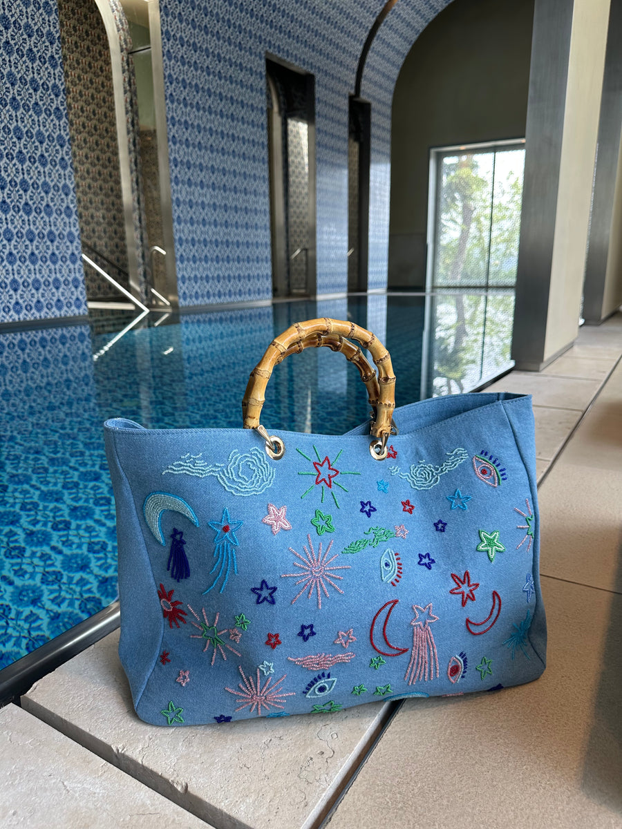 La Luna beach bag