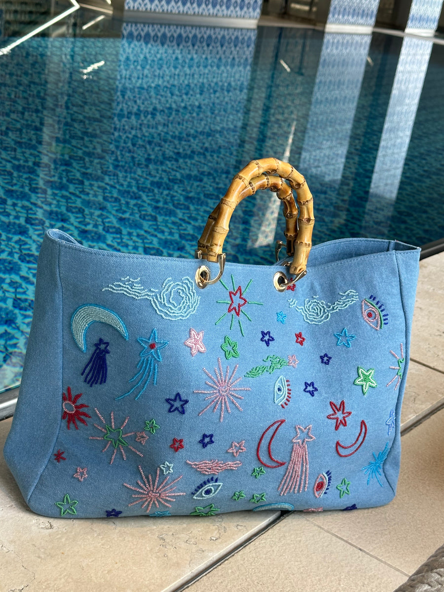 La Luna beach bag
