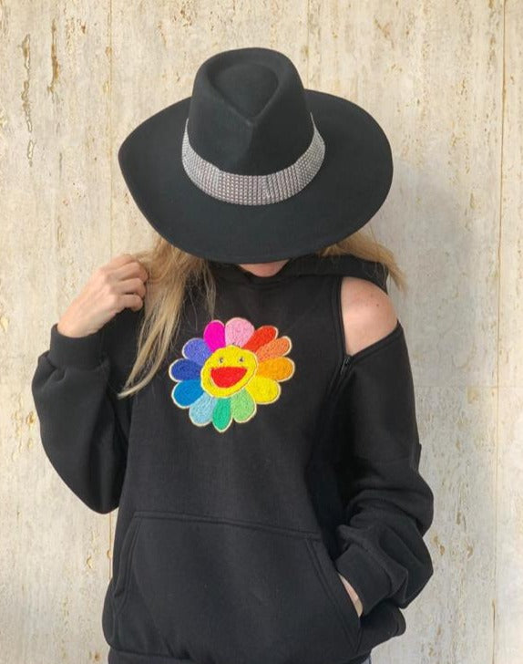 Flower power hoodie