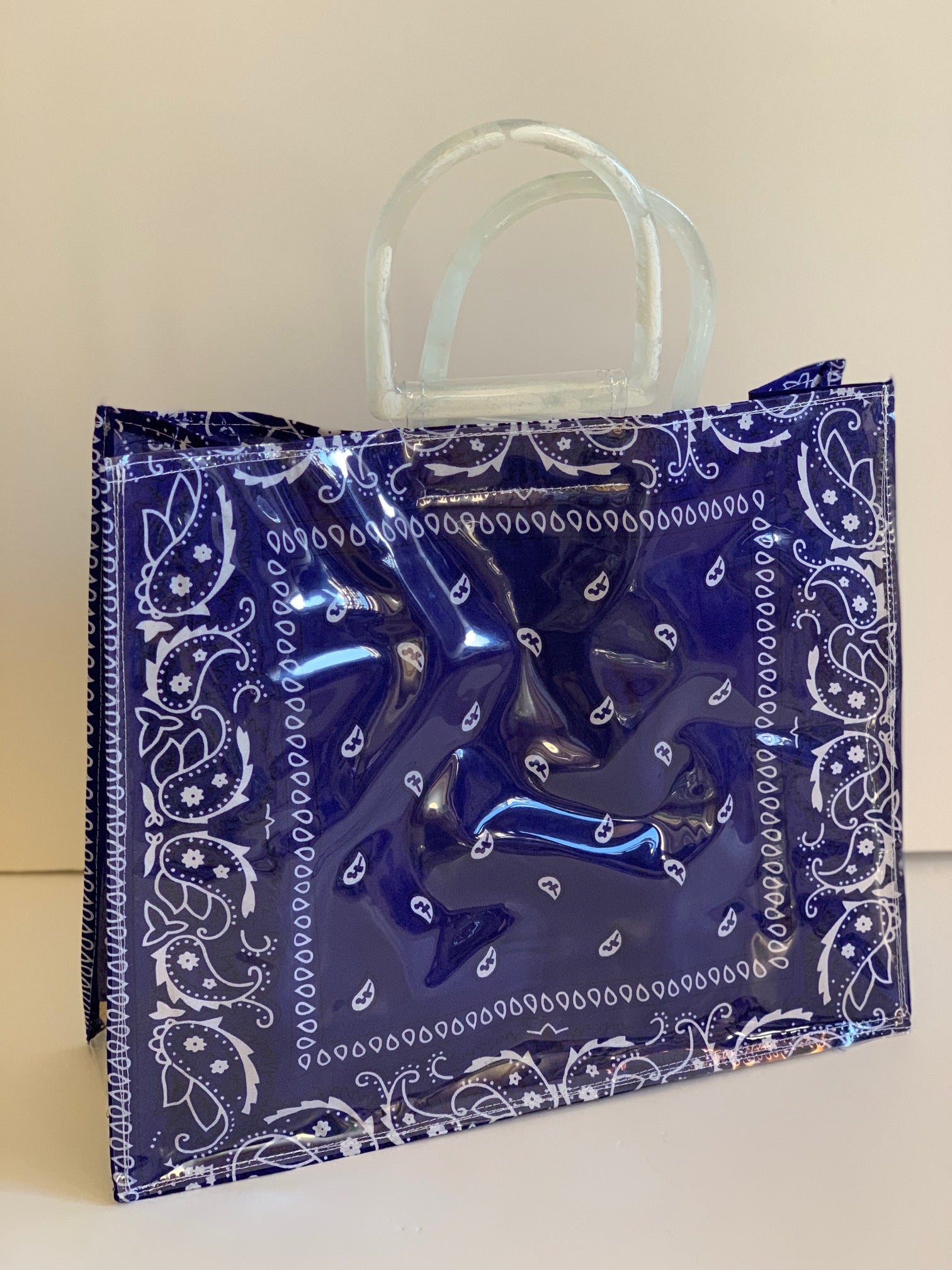 Bandana beach bag - Indigo