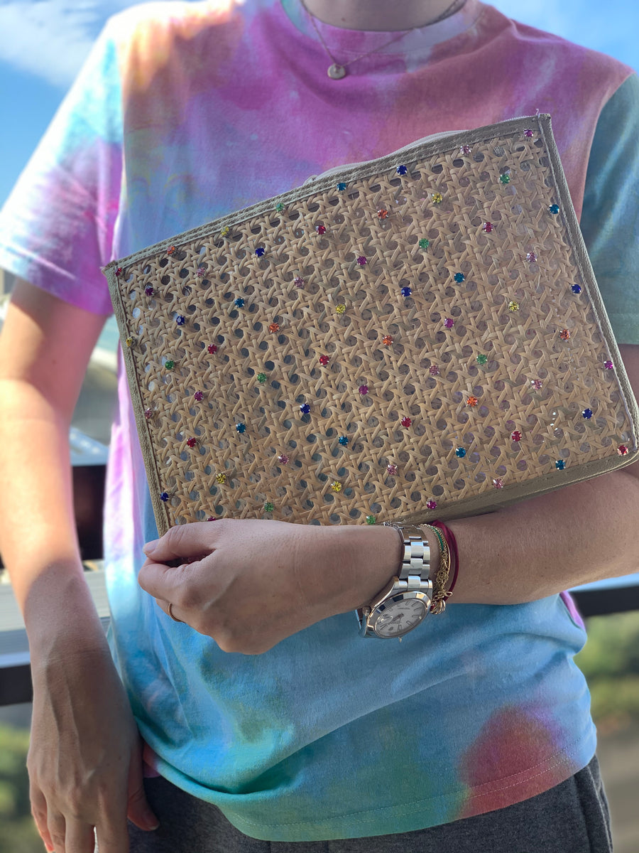 Lily bling clutch