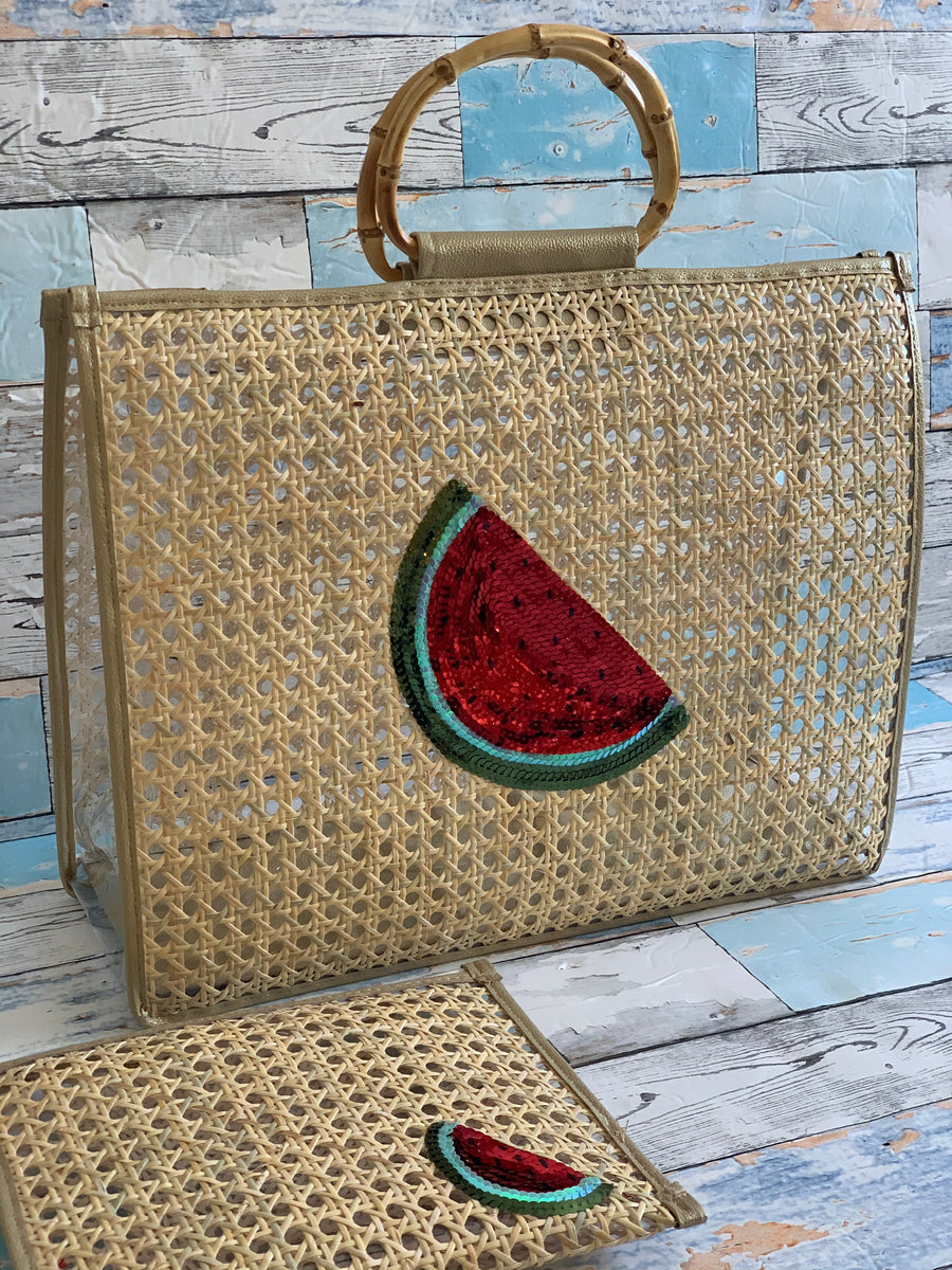 Lily beach bag - watermelon