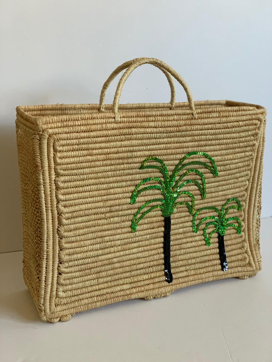 Mara beach bag-palm