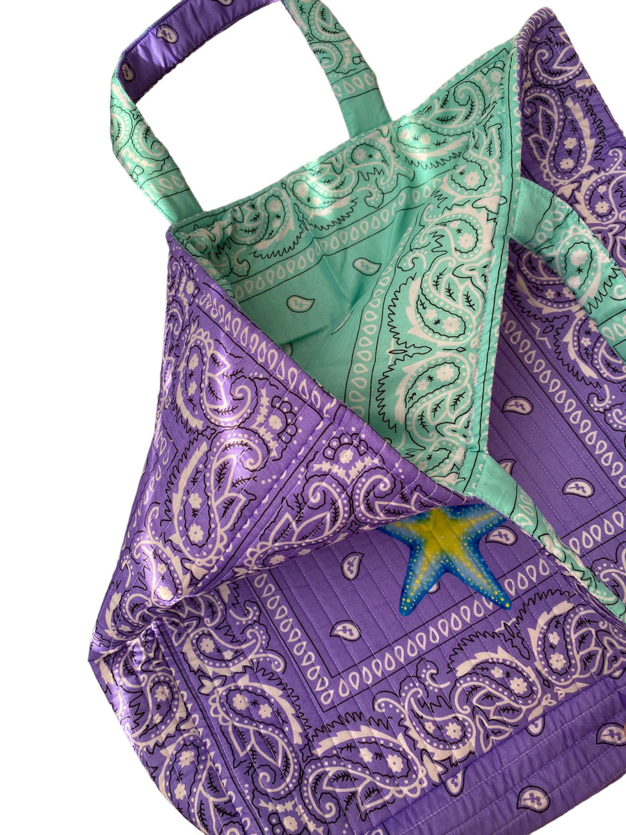 Bandana tote bag – Bits and pieces to go