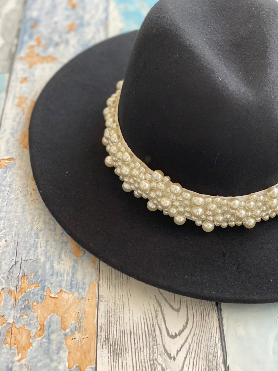 Pearla winter panama hat