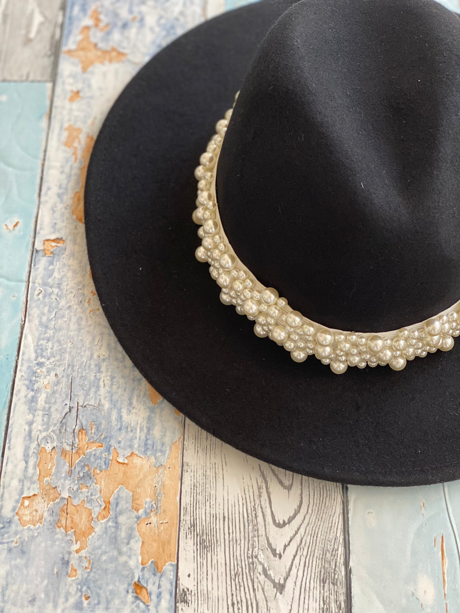 Pearla winter panama hat